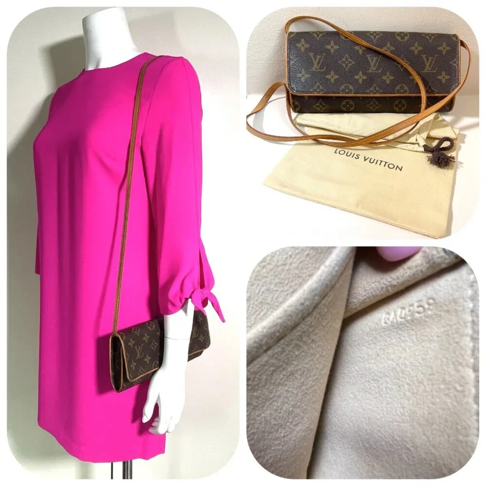 Louis Vuitton Monogram Pochette Twin GM Shoulder Bag